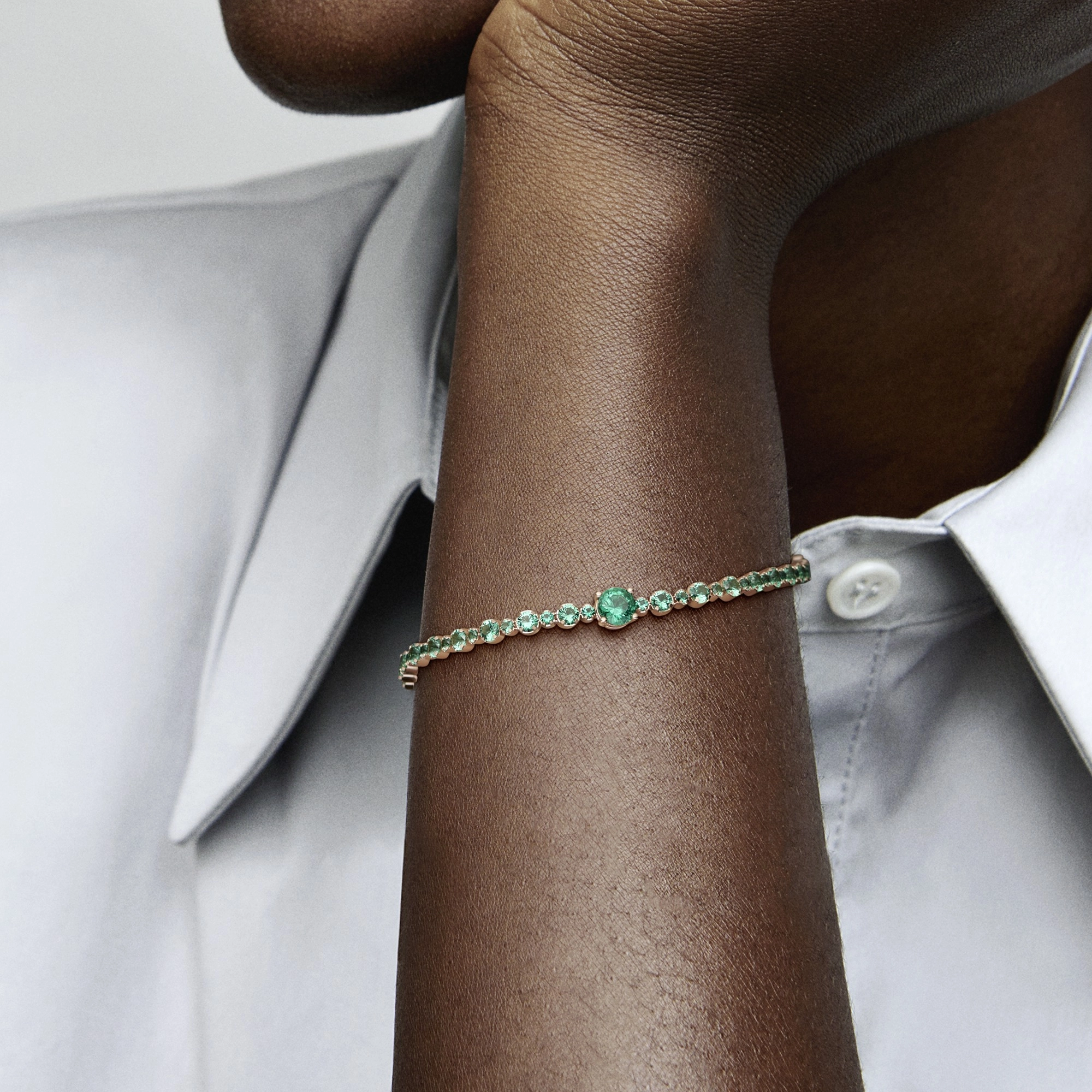 PANDORA Timeless 14K Վարդագույն ոսկու պատվածքով Արծաթյա Թևնոց/ 580044C01-20