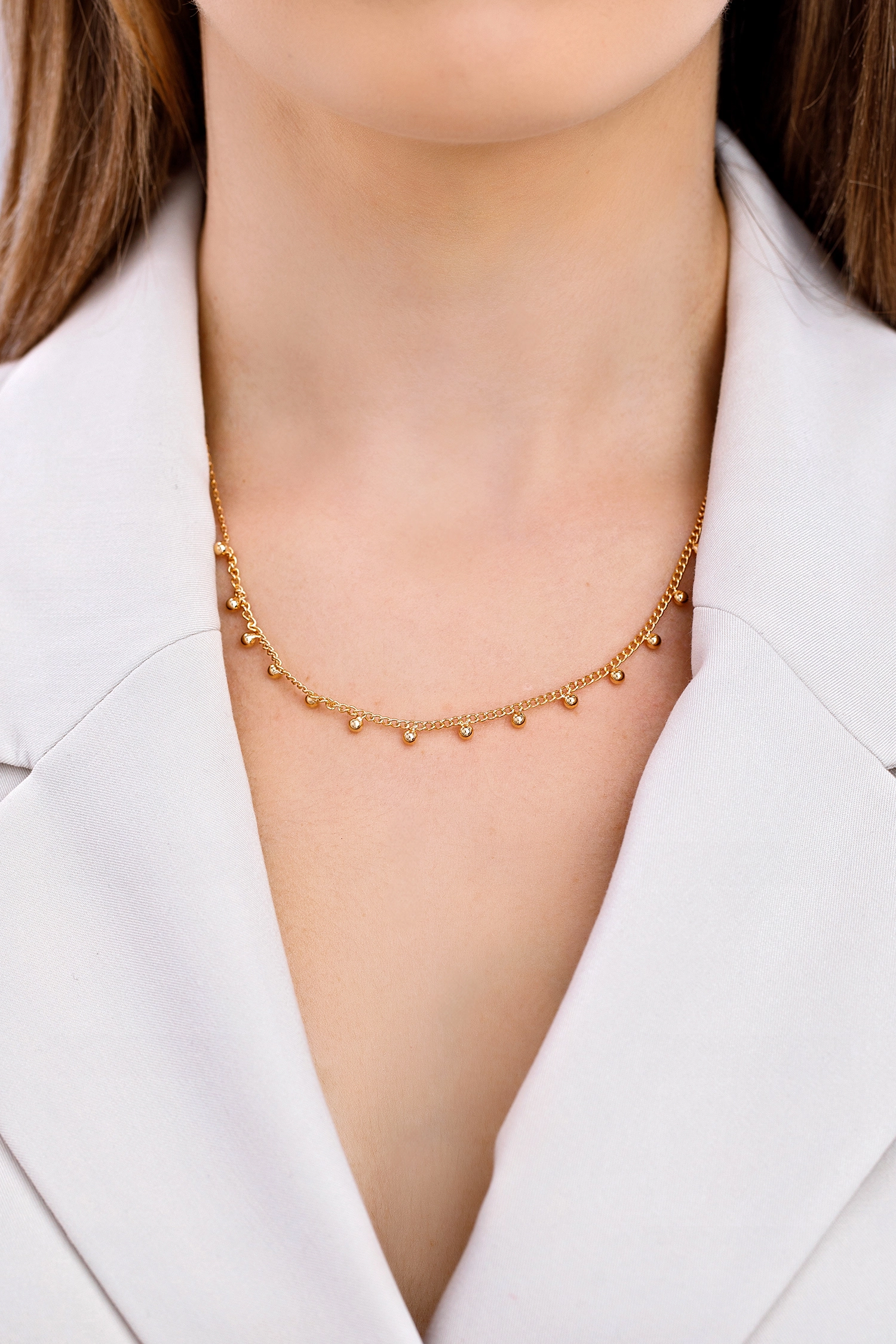Maison de la Bijouterie 18K Gold Plated Necklace/ 92213145