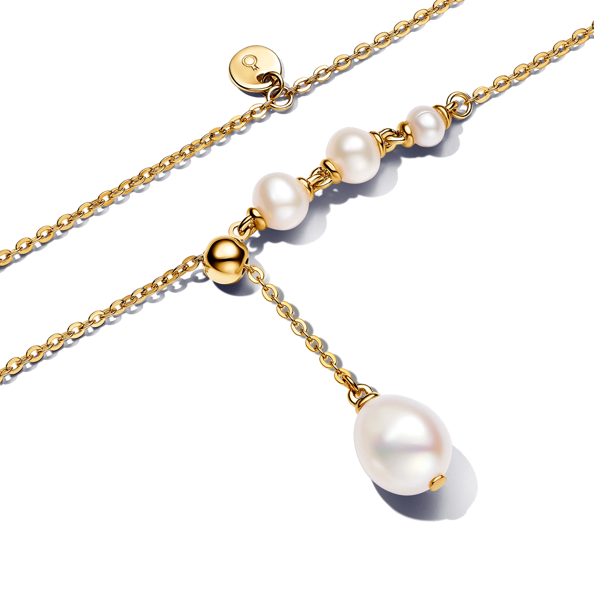 PANDORA Essence 14K Gold Plated Silver Necklace/ 363259C01-65
