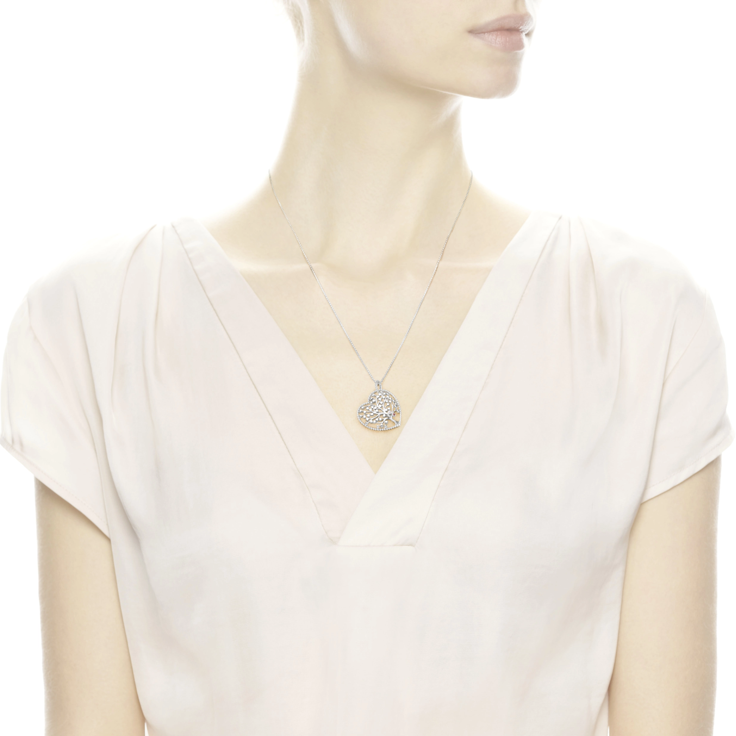 PANDORA Moments Silver Necklace/ 396582ENMX-75