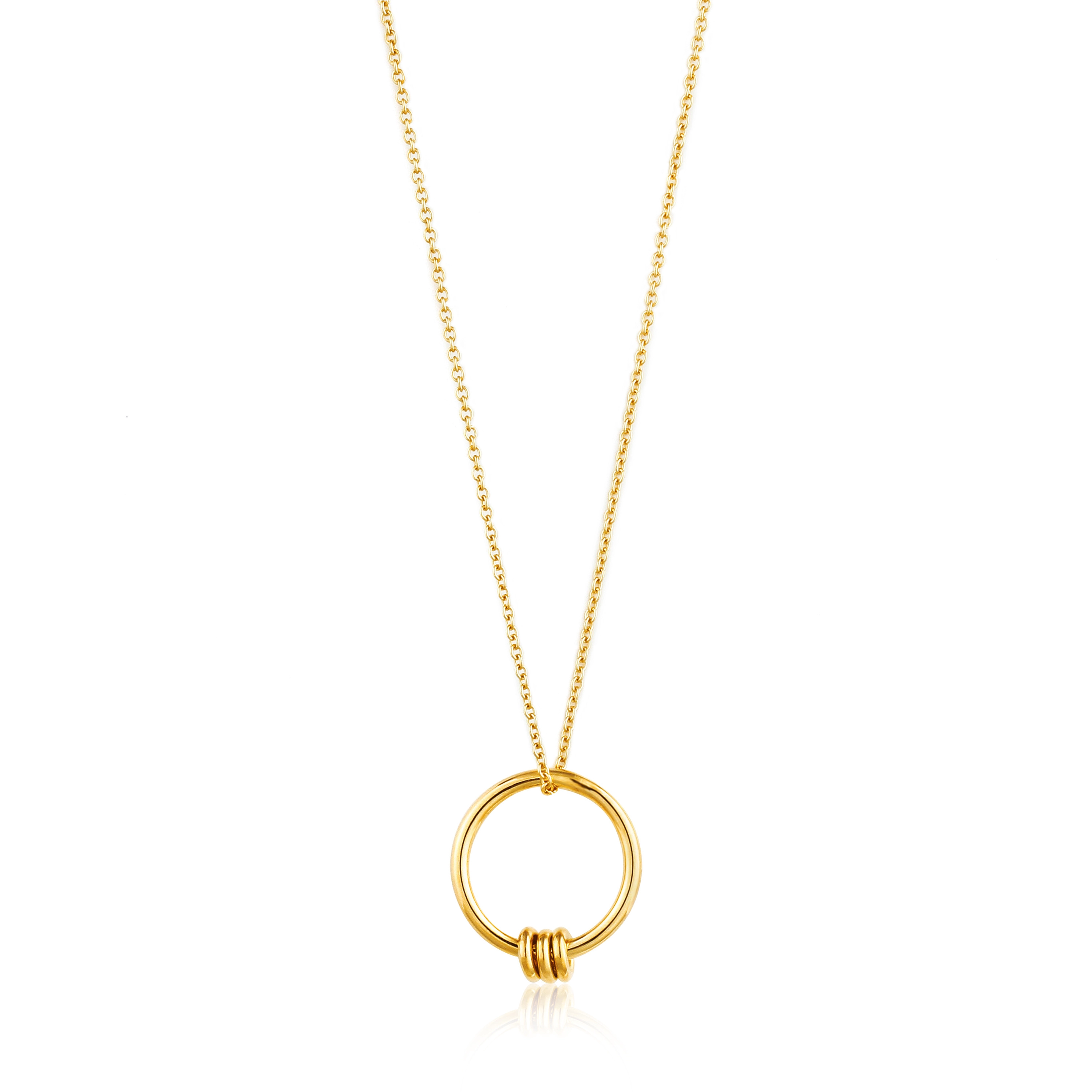 Ania Haie 14K Ոսկեպատ Արծաթյա Վզնոց/ N002-01G