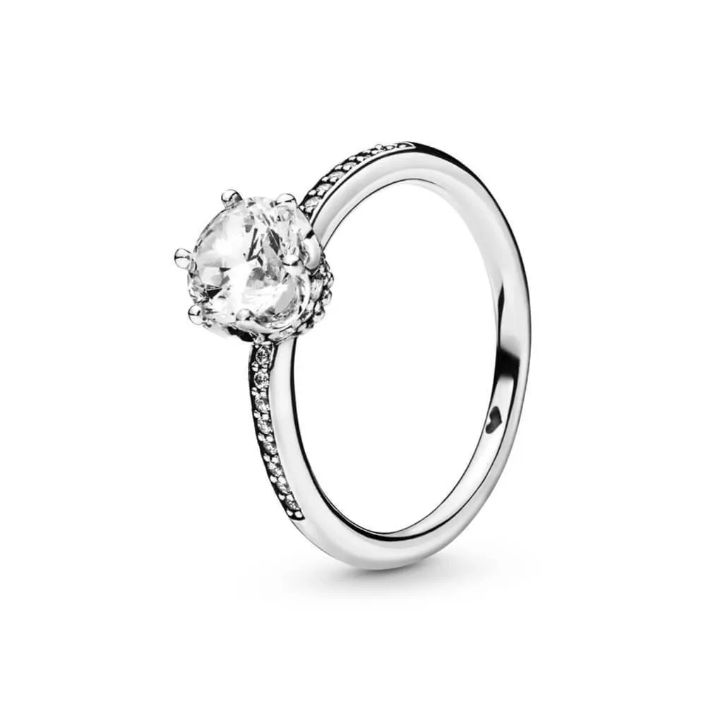 PANDORA Moments Silver Ring/ 198289CZ-50