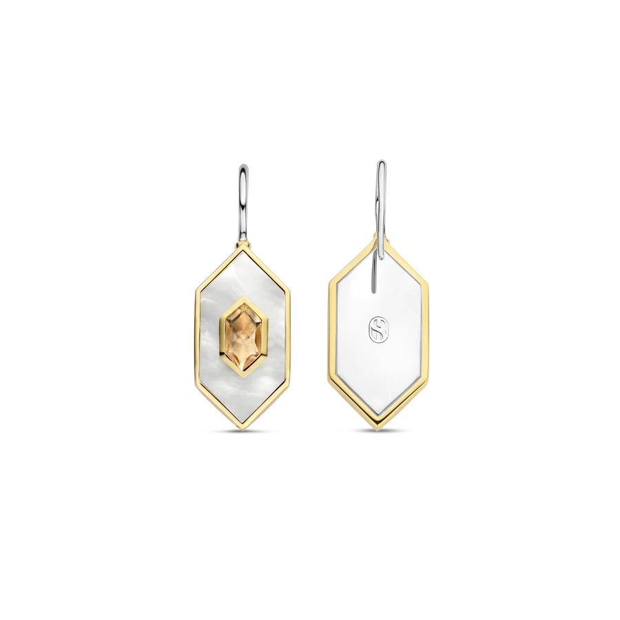 Ti Sento 14K Gold Plated Silver Earring/ 7941MW