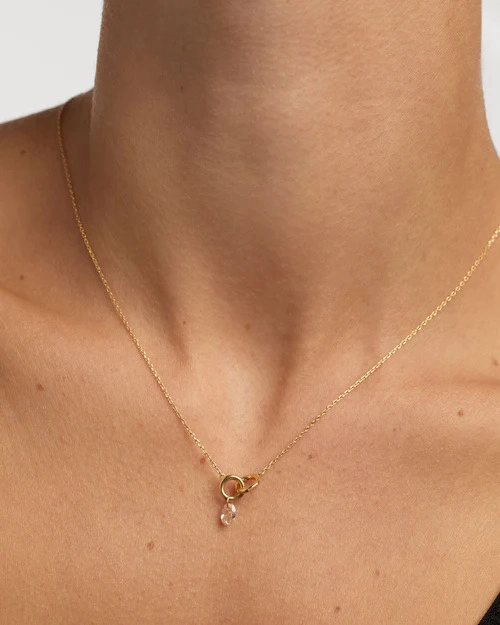 PDPAOLA 18K Gold Plated Silver Necklace/ CO01-844-U