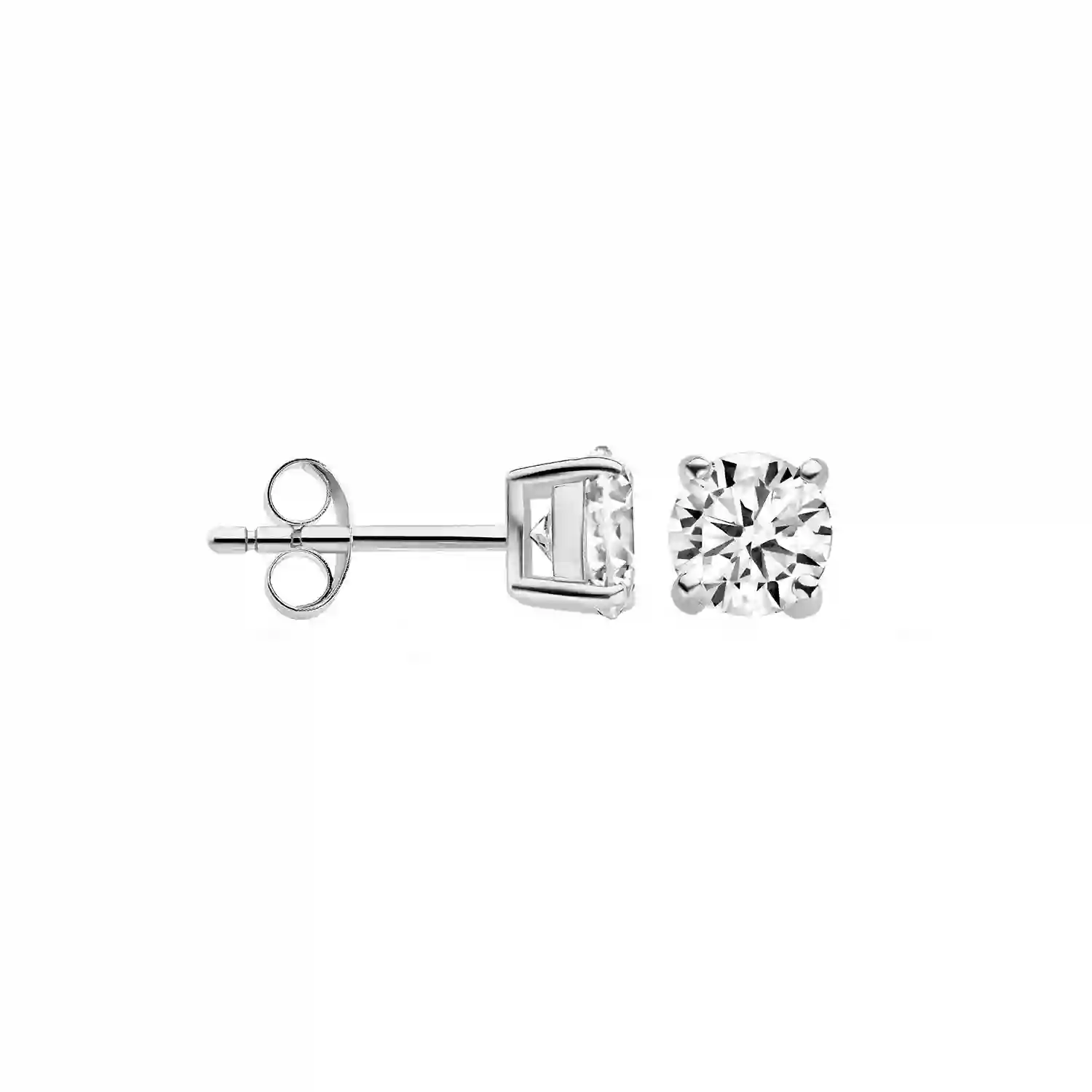 Blush 14K White gold Earring/ 7053WZI