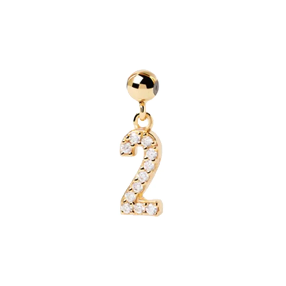 PDPAOLA 14K Gold Plated Silver Charm/ CH01-008-U
