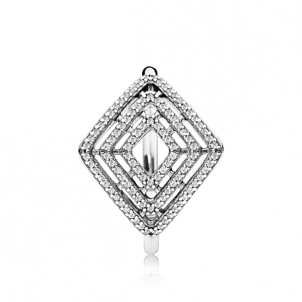 PANDORA Moments Silver Ring/ 196210CZ-54