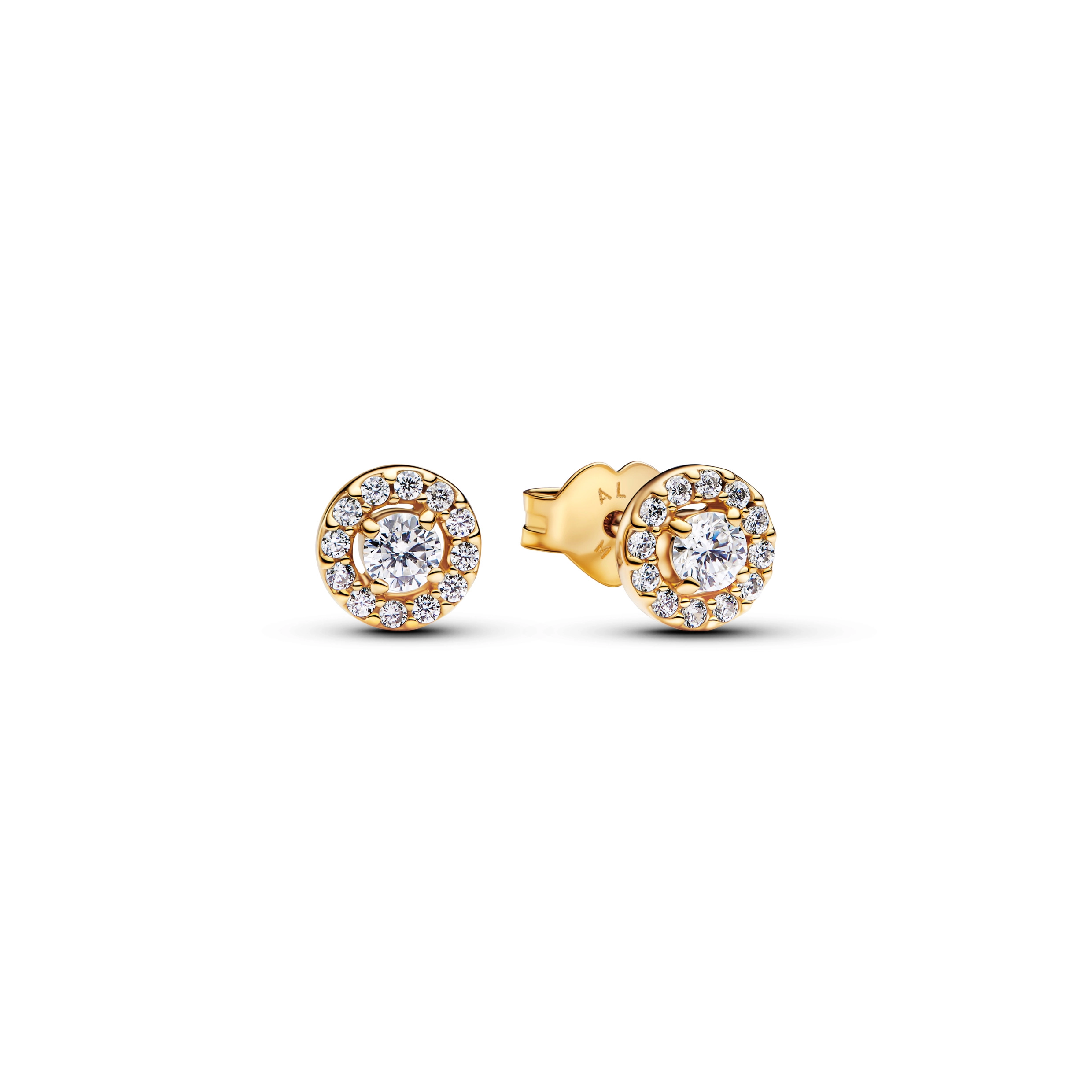 PANDORA Timeless 14K Gold Plated Silver Earring/ 263019C01