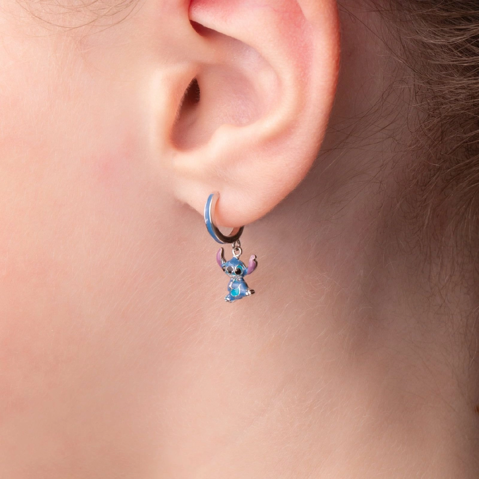 Disney Children's Silver Earring/ ES00098SRHL