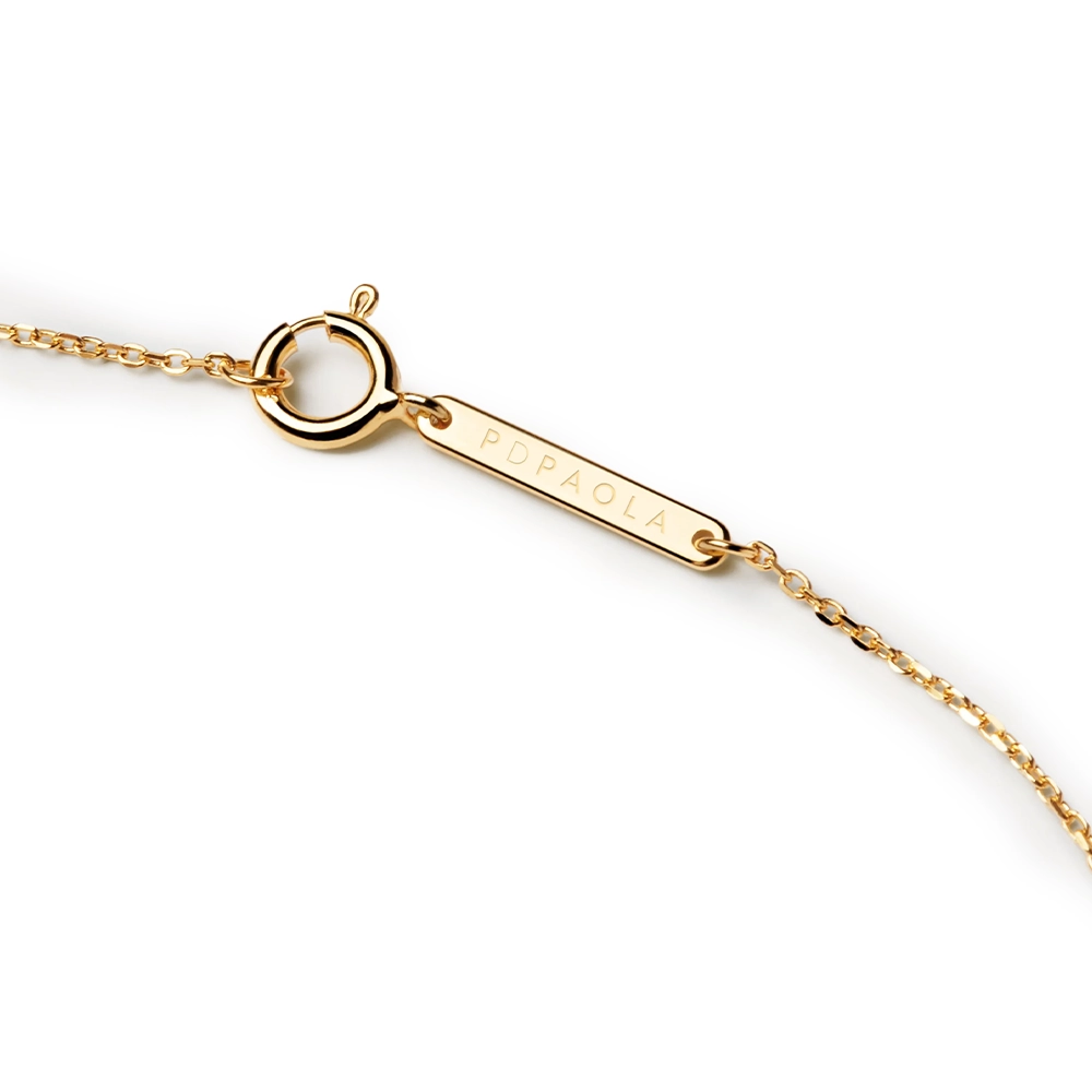 PDPAOLA 14K Gold Plated Silver Necklace/ CO01-249-U