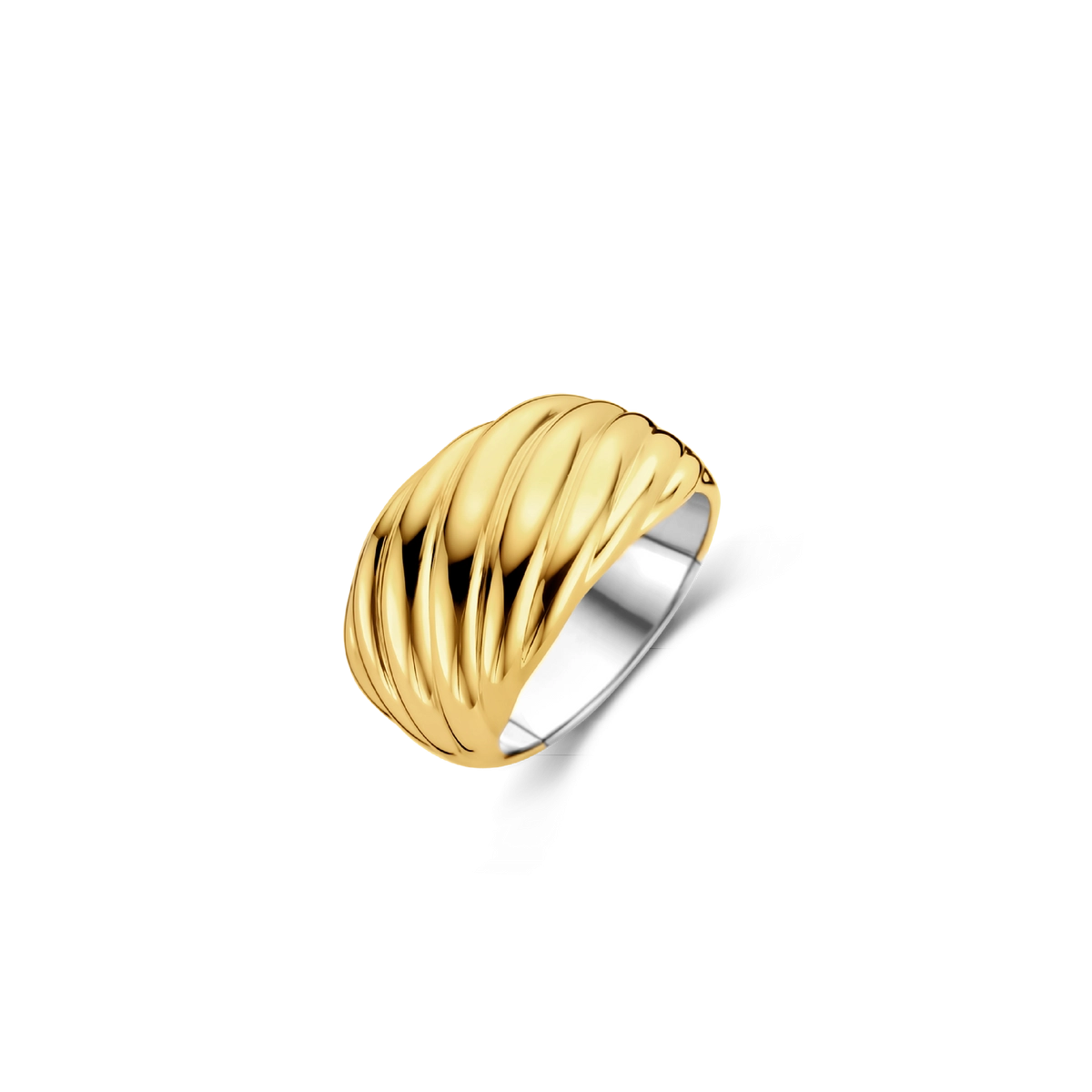 Ti Sento 14K Gold Plated Silver Ring/ 12238SY-54