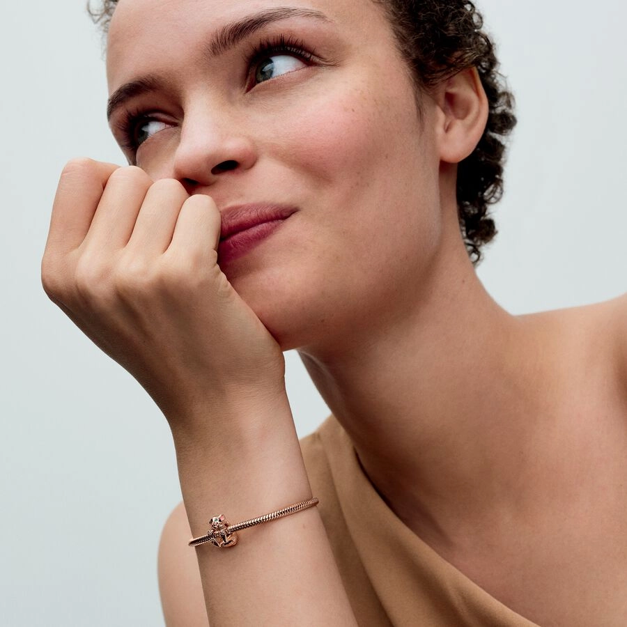 PANDORA Disney 14K Վարդագույն ոսկու պատվածքով Արծաթյա Չարմ/ 783250C01