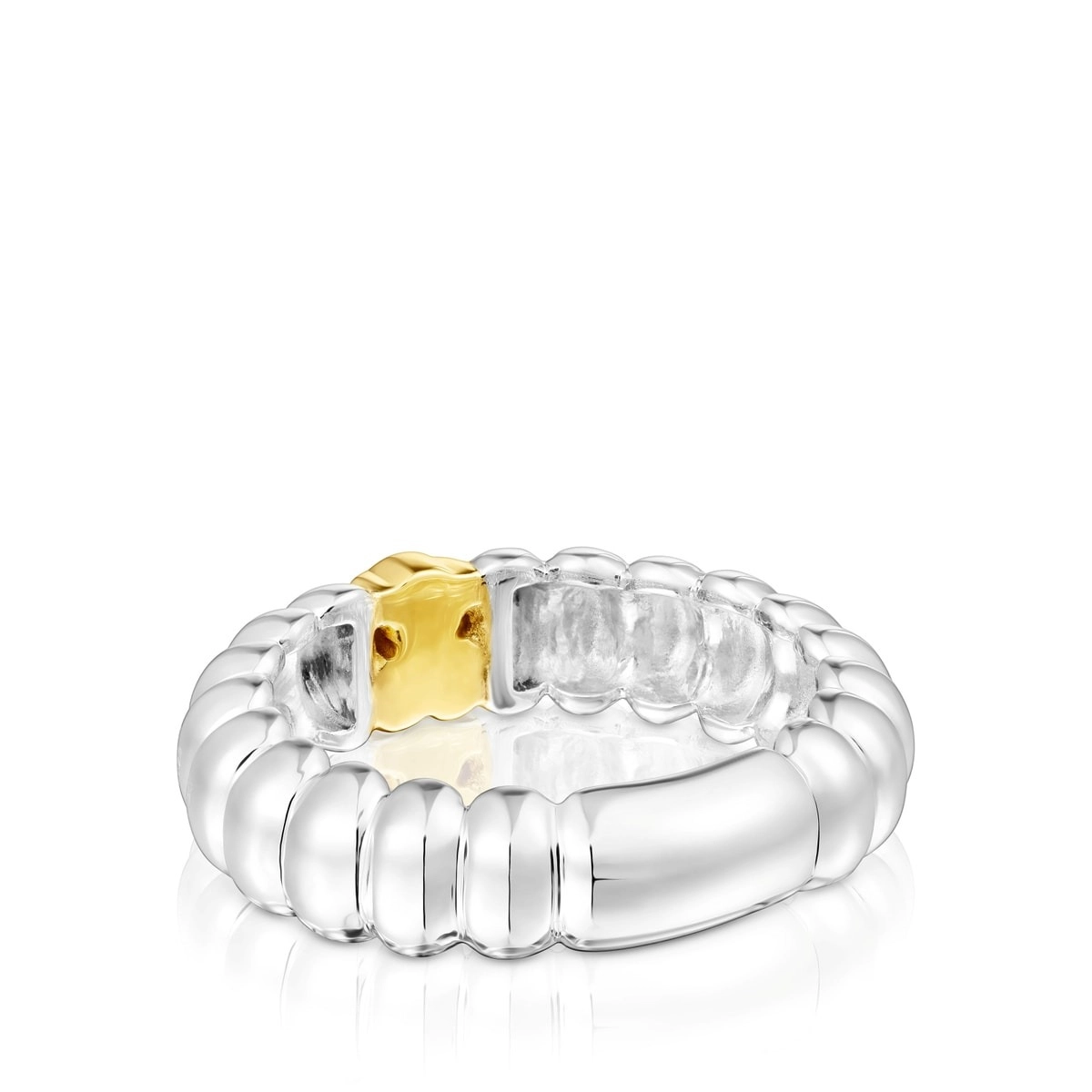 TOUS 18K Gold plated Silver Ring/ 211525610