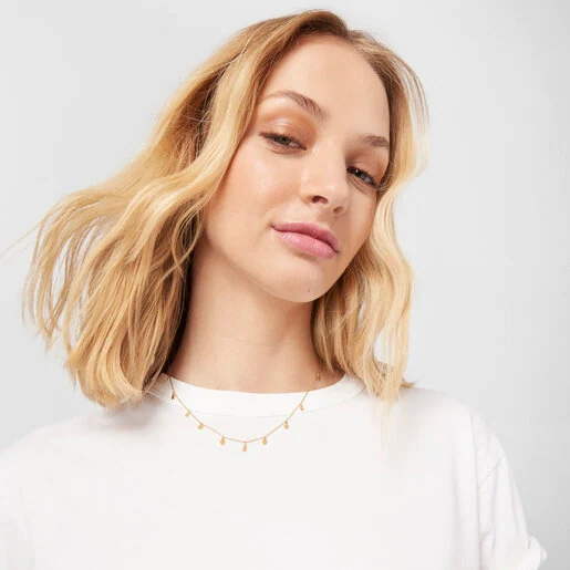 TOUS Արծաթյա Վզնոց 18K Ոսկեպատ/018152510