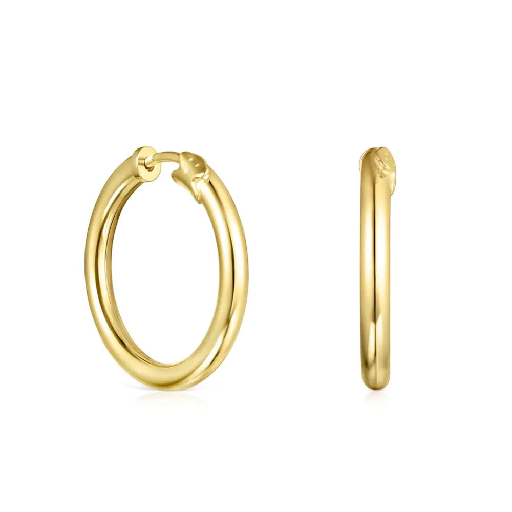 TOUS 18K Gold plated Silver Earring/ 911183540