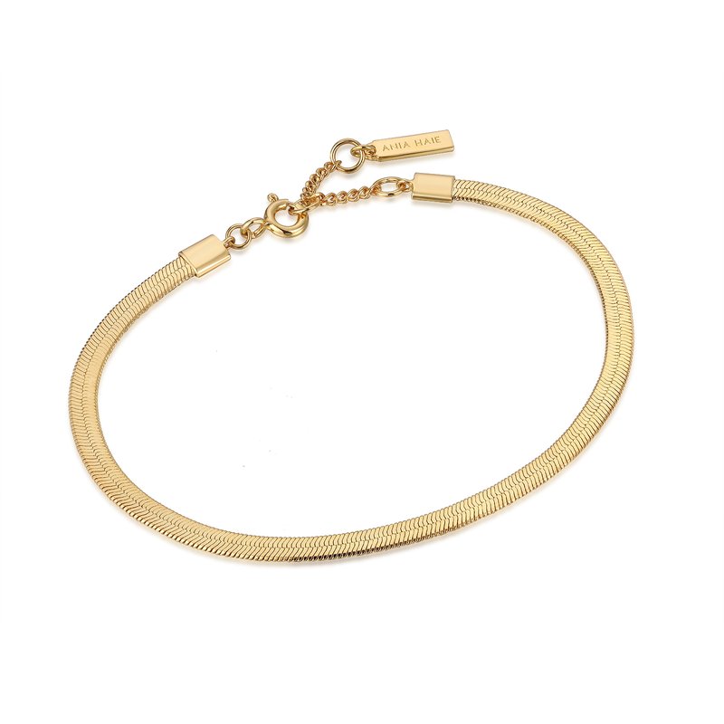 Ania Haie 14K Gold Plated Silver Bracelet/ B046-01G