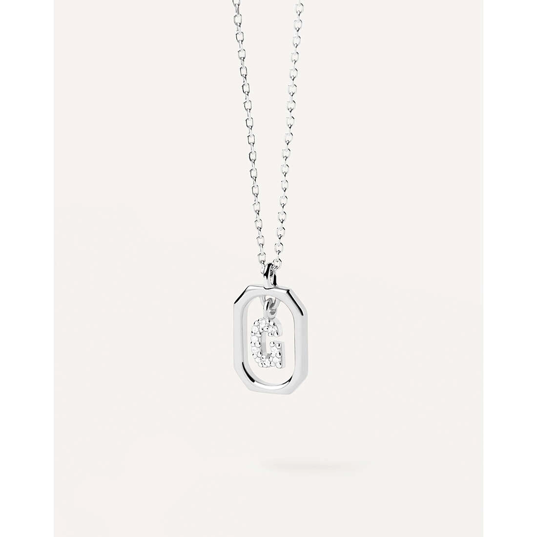 PDPAOLA Silver Necklace/ CO02-518-U