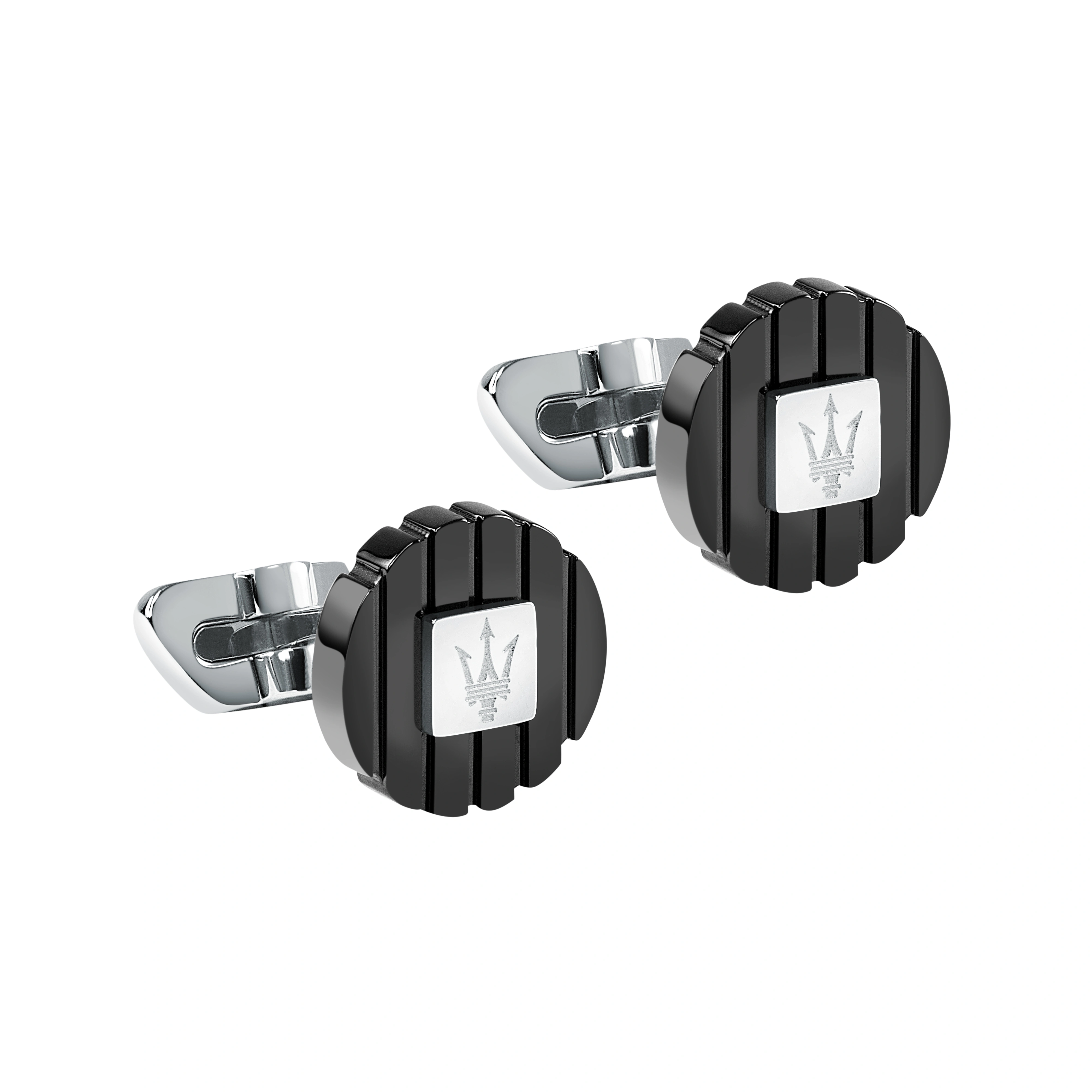 Maserati Stainless Steel Cufflinks/ JM5249JD02