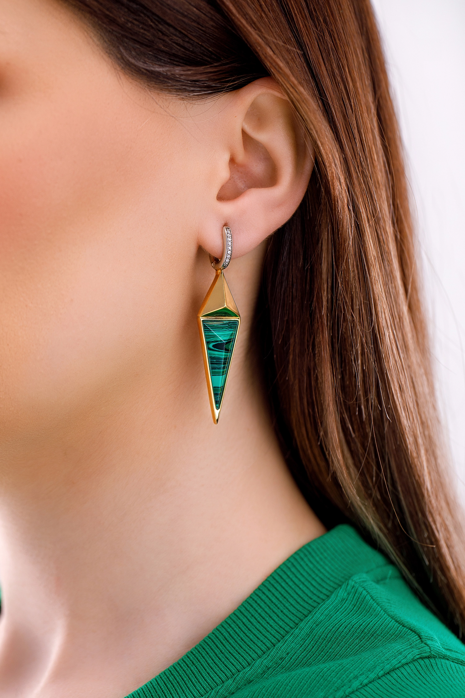 Ti Sento 14K Gold Plated Silver Earring/ 7900MA