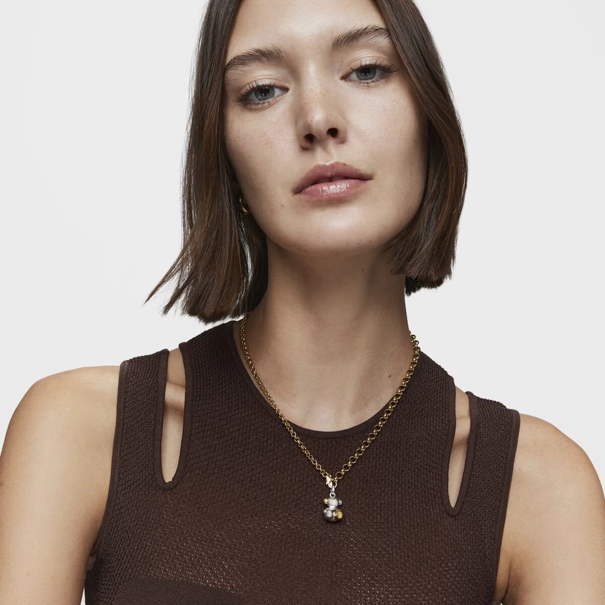 Кулон TOUS из серебра с 18K позолотой/211564570