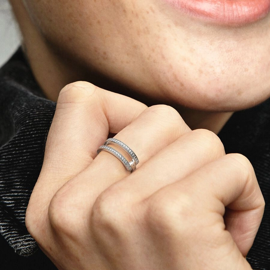 PANDORA Moments Silver Ring/ 192779C01-52