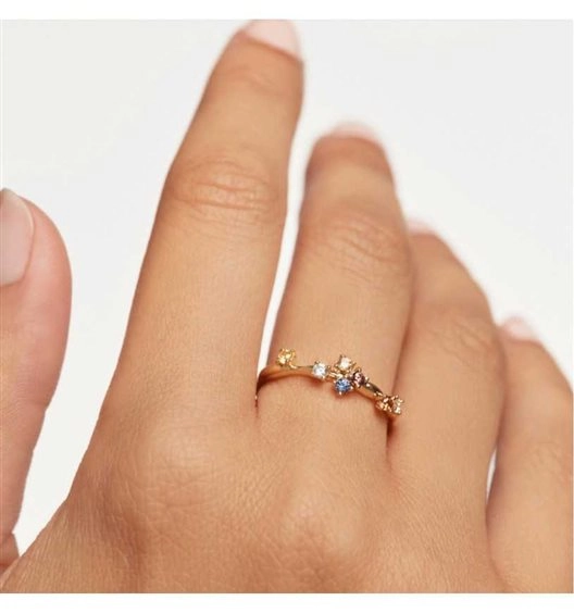 PDPAOLA 18K Gold Plated Silver Ring/ AN01-210-16