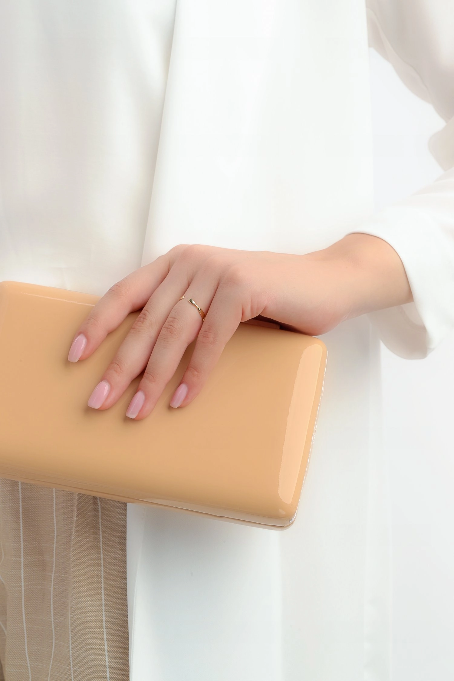 Ania Haie 14K Ոսկեպատ Արծաթյա Մատանի/ R012-04G