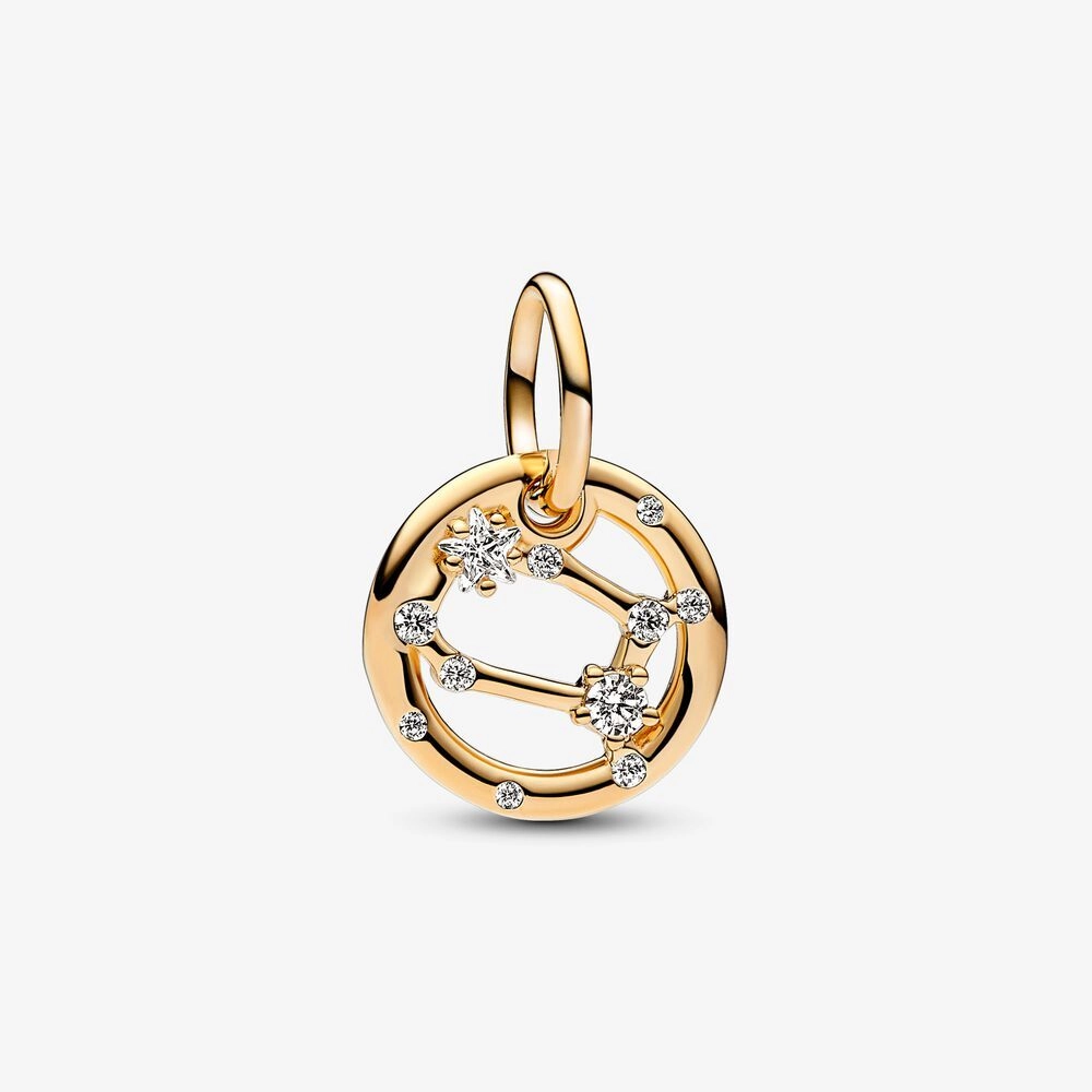PANDORA Moments 14K Gold Plated Silver Charm/ 762711C01