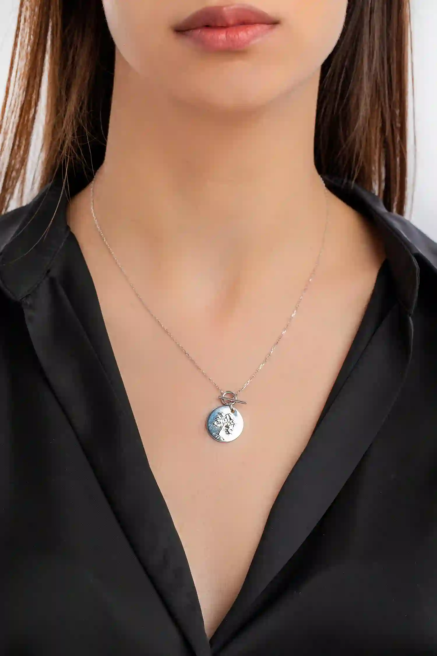 L'atelier Precieux Silver Necklace/ 72204445