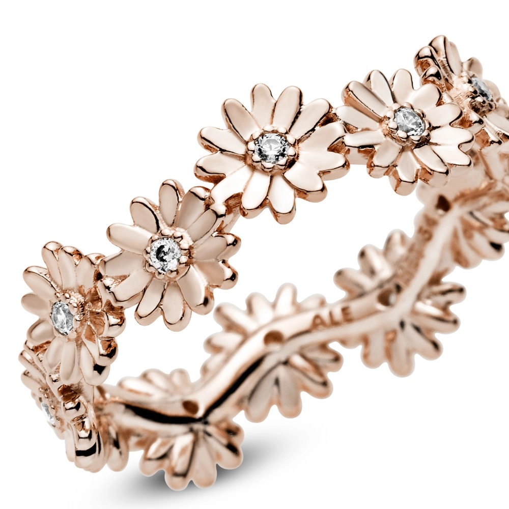PANDORA Rose 14K Վարդագույն ոսկու պատվածքով Արծաթյա Մատանի/ 188799C01-56