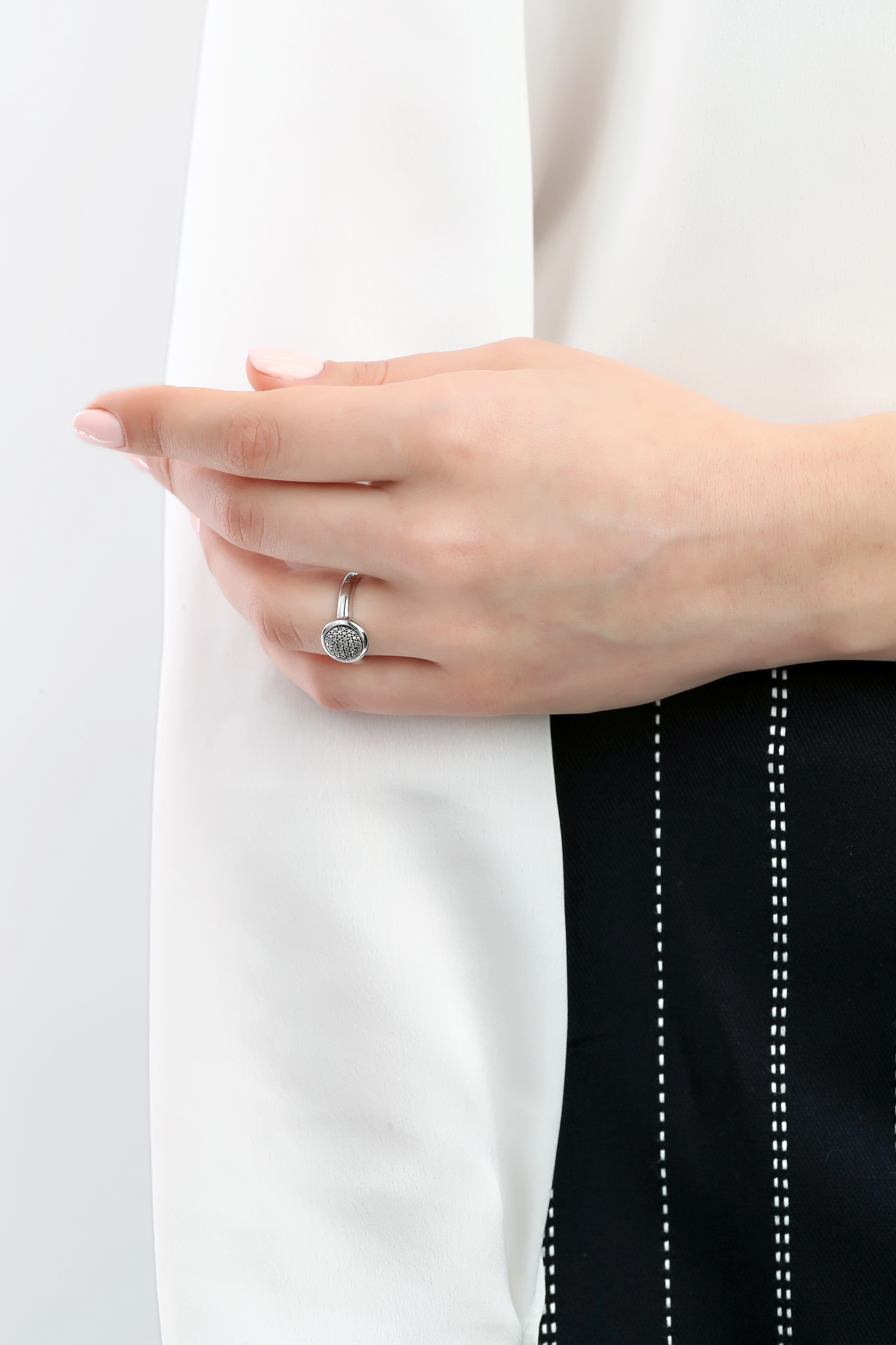 Ti Sento Silver Ring/ 1915SD-54