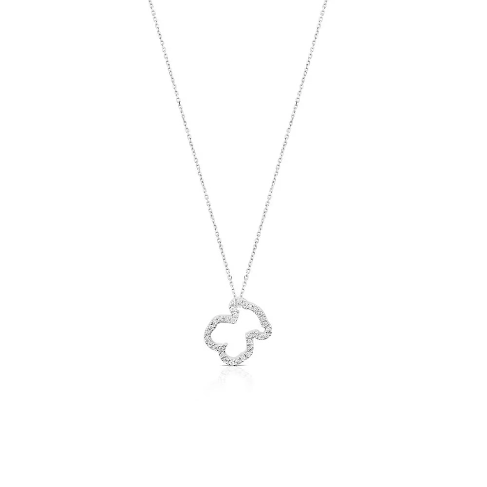 TOUS 18K White Gold Necklace/ 612534220