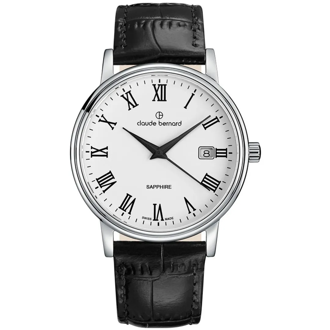 Claude Bernard Men's Wristwatch/ 53007 3 BR Switzerland
