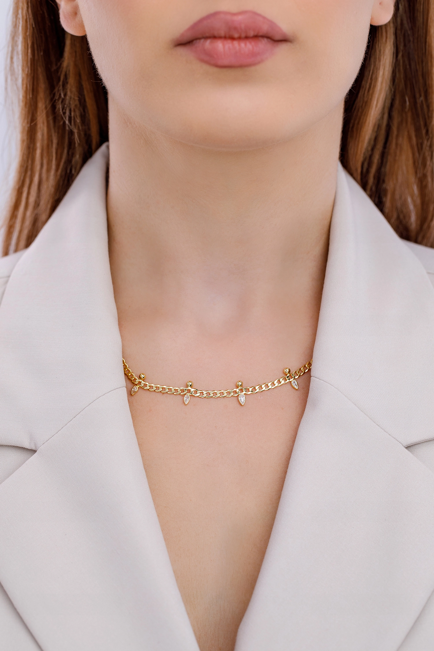 Ania Haie 14K Gold Plated Silver Necklace/ N053-07G