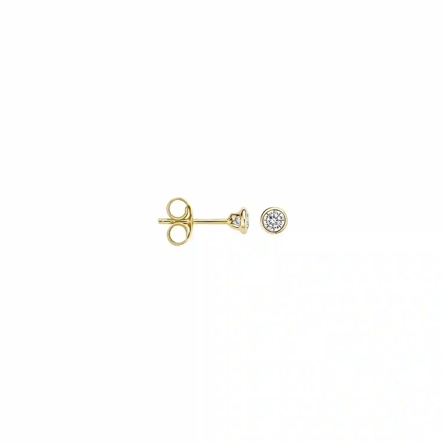 Blush 14K White gold Earring/ 7255YZI