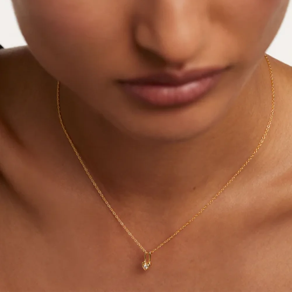 PDPAOLA 14K Gold Plated Silver Necklace/ CO01-510-U