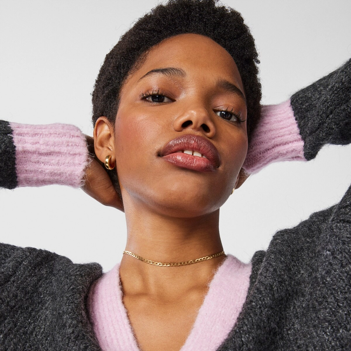 TOUS 18K Gold plated Silver Choker/ 011902590