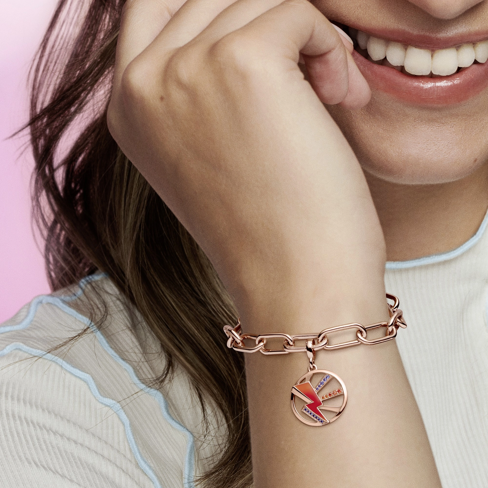 PANDORA Me 14K Վարդագույն ոսկու պատվածքով Արծաթյա Չարմ/ 789693C01