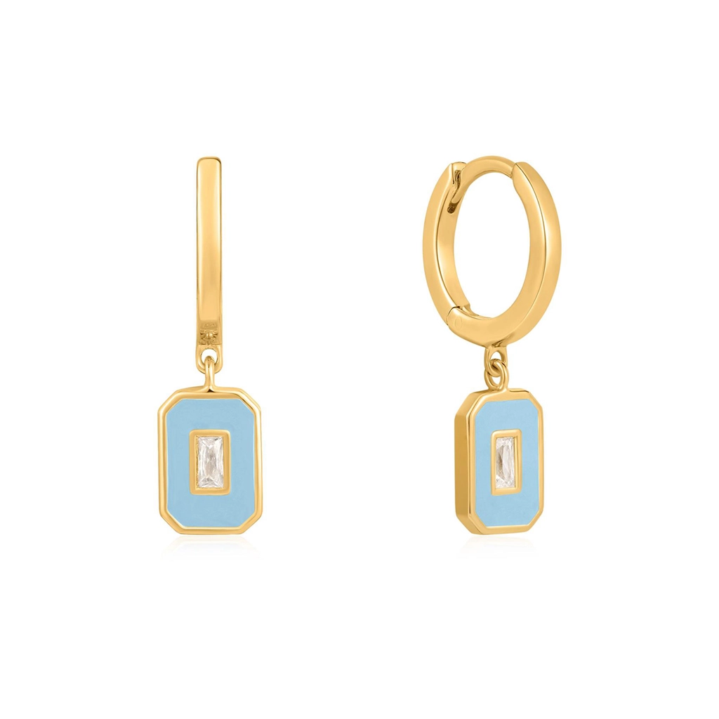 Ania Haie 14K Ոսկեպատ Արծաթյա Ականջօղ/ E028-03G-B