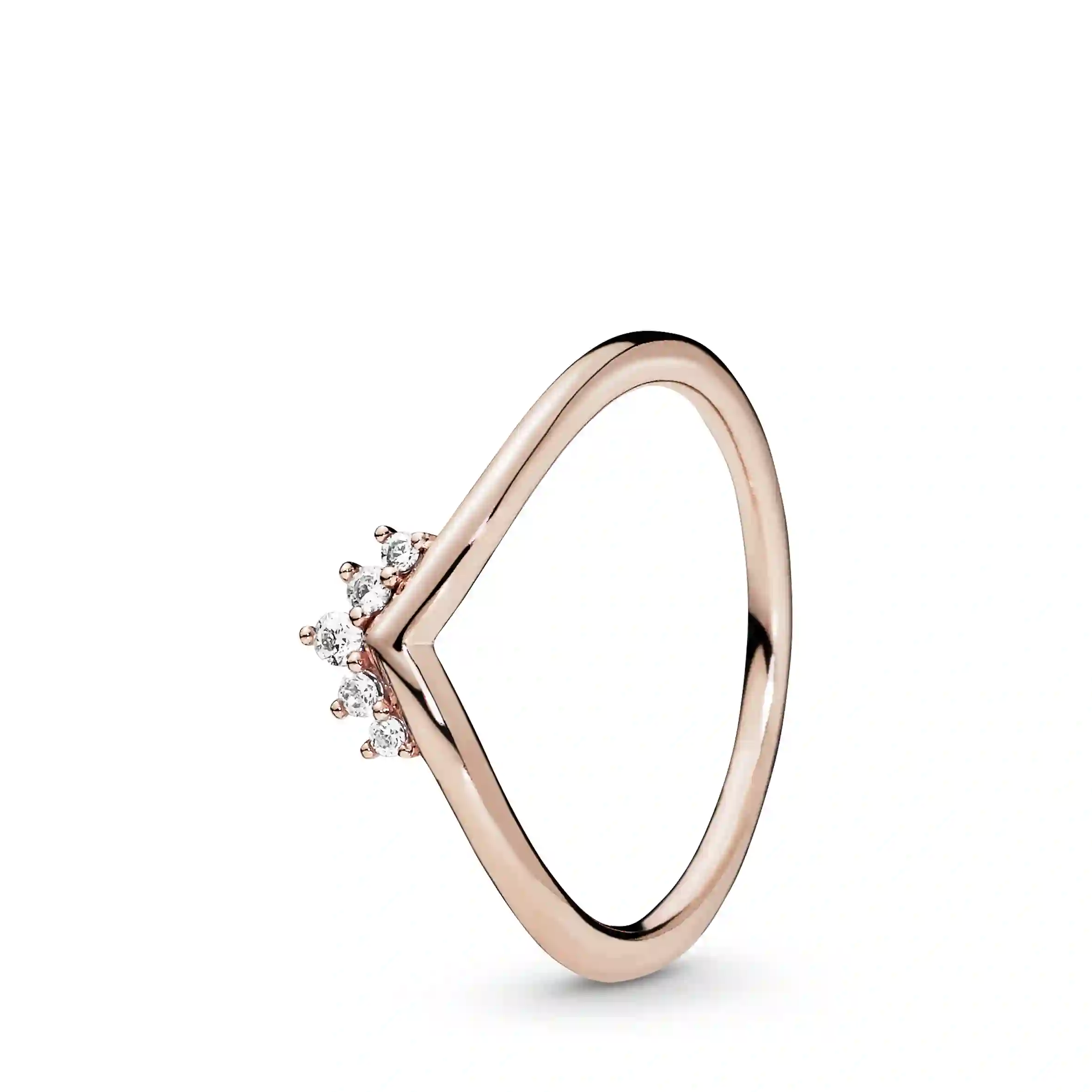 PANDORA Rose 14K Վարդագույն ոսկու պատվածքով Արծաթյա Մատանի/ 188282CZ-52