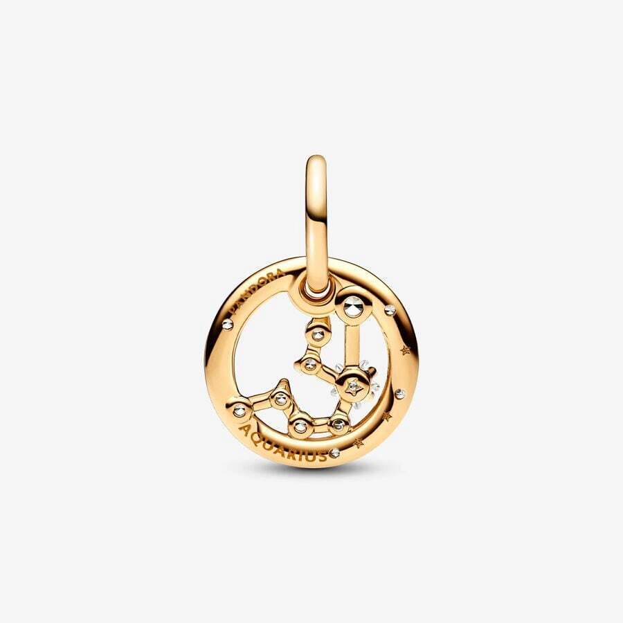 PANDORA Moments 14K Gold Plated Silver Charm/ 762717C01