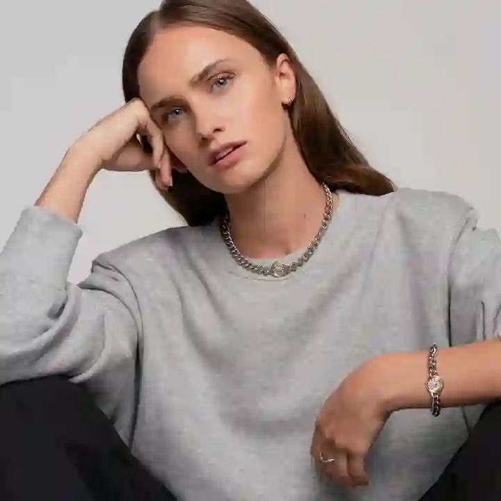 Ti Sento 14K Ոսկեպատ Արծաթյա Թևնոց/ 23038ZY