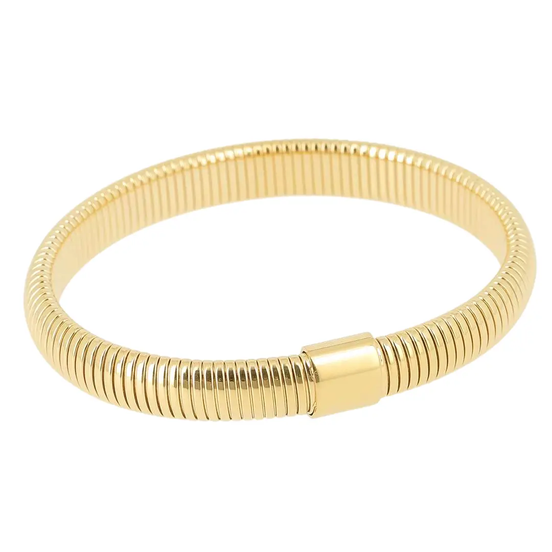 Zag Bijoux 24K Gold Plated Stainless Steel Surgical Bracelet/ SBJ22105-01UNI10-M