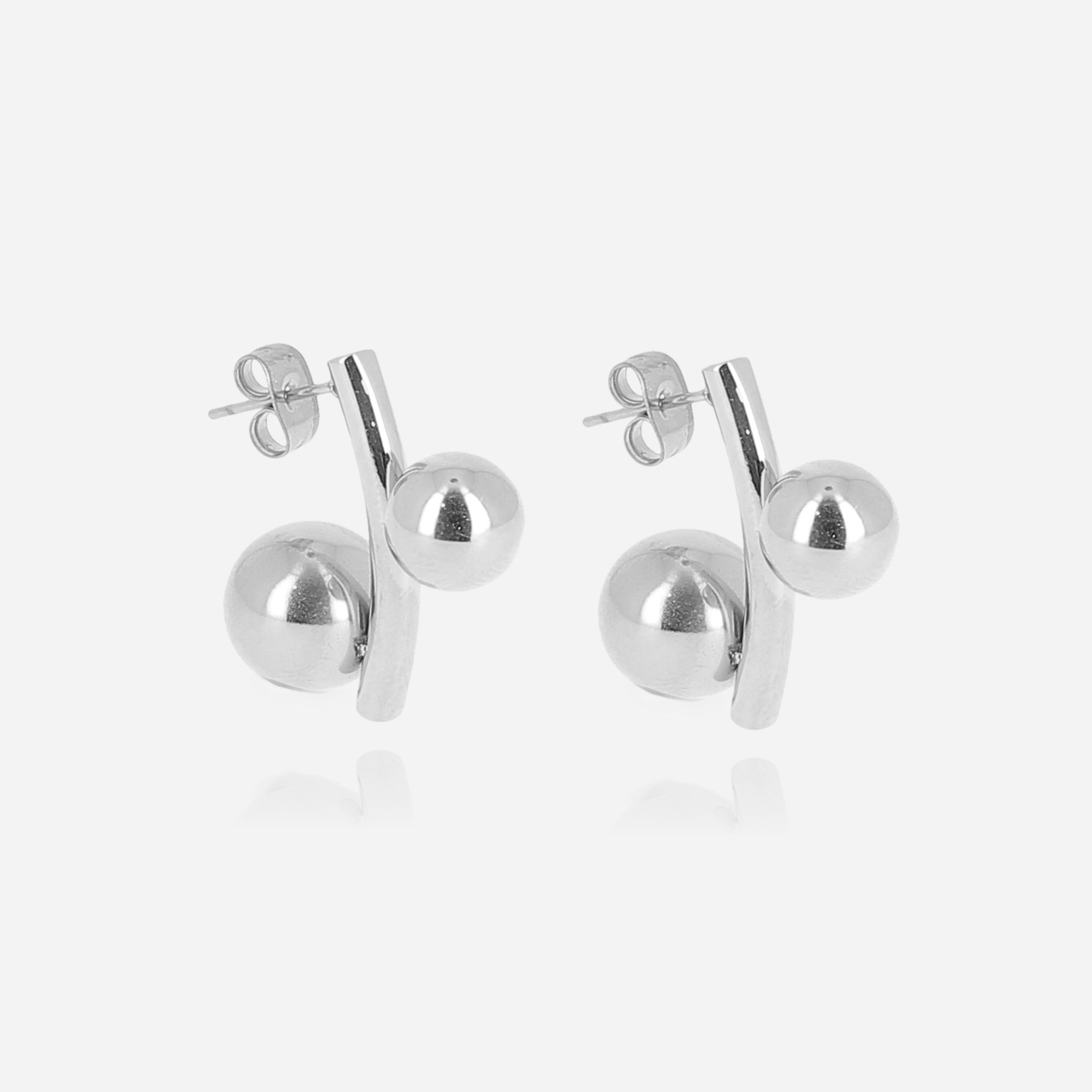 Zag Bijoux Stainless Steel Surgical Earring/ SEM23092-00UNI