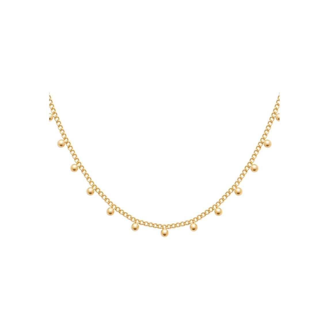 Maison de la Bijouterie 18K Gold Plated Necklace/ 92213145