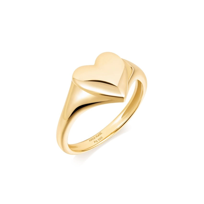 Ania Haie 14K Ոսկեպատ Արծաթյա Մատանի/ R057-02G-56
