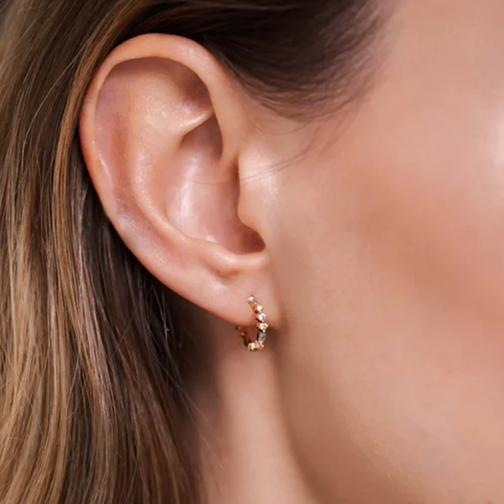 PDPAOLA 14K Gold Plated Silver Earring/ AR01-219-U