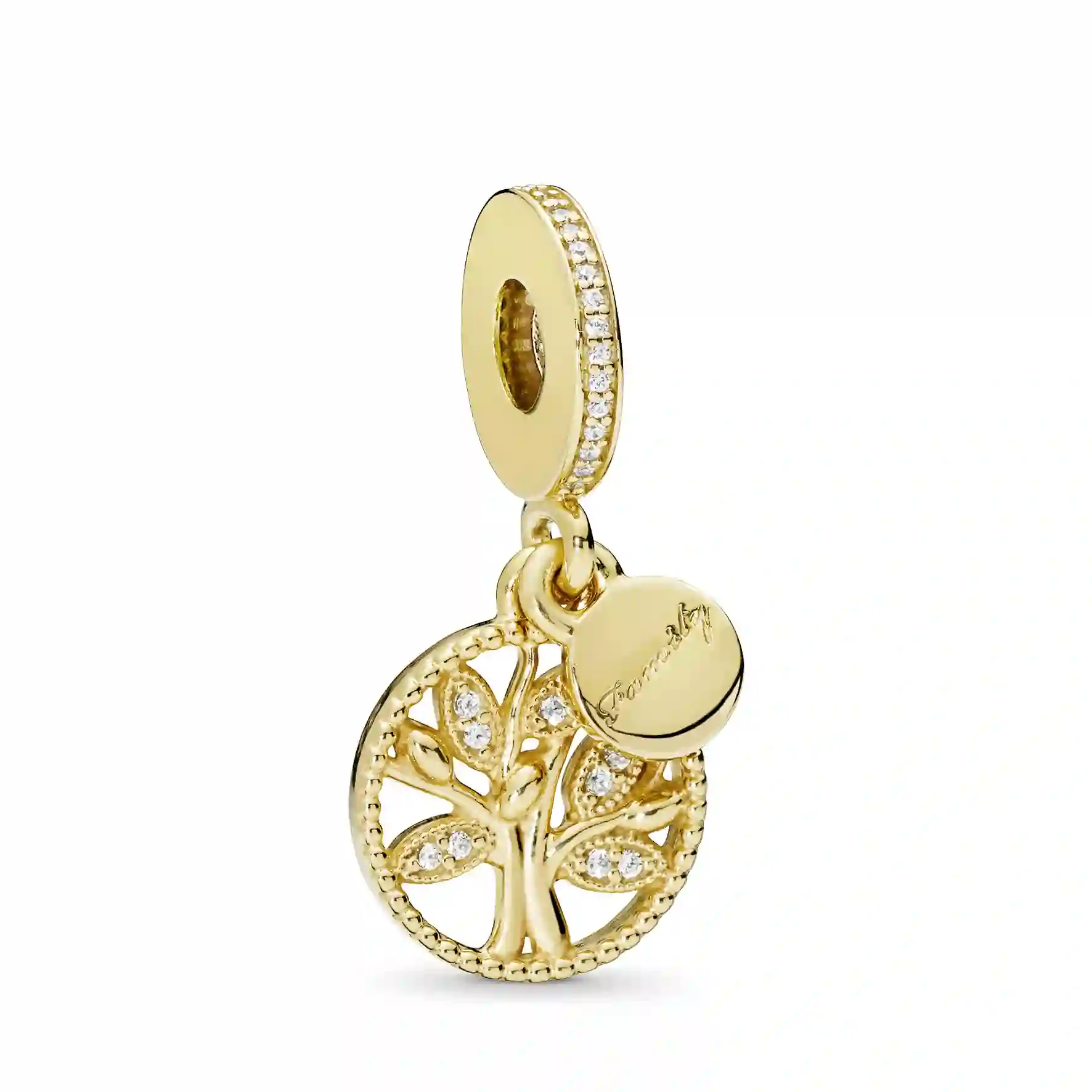 PANDORA Shine 14K Gold Plated Silver Charm/ 761728CZ