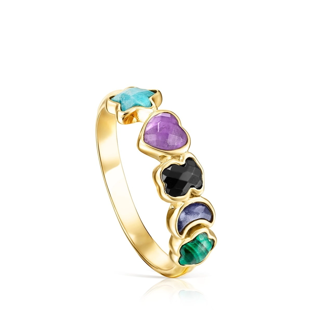 Кольцо TOUS из серебра с 18K позолотой/918595500