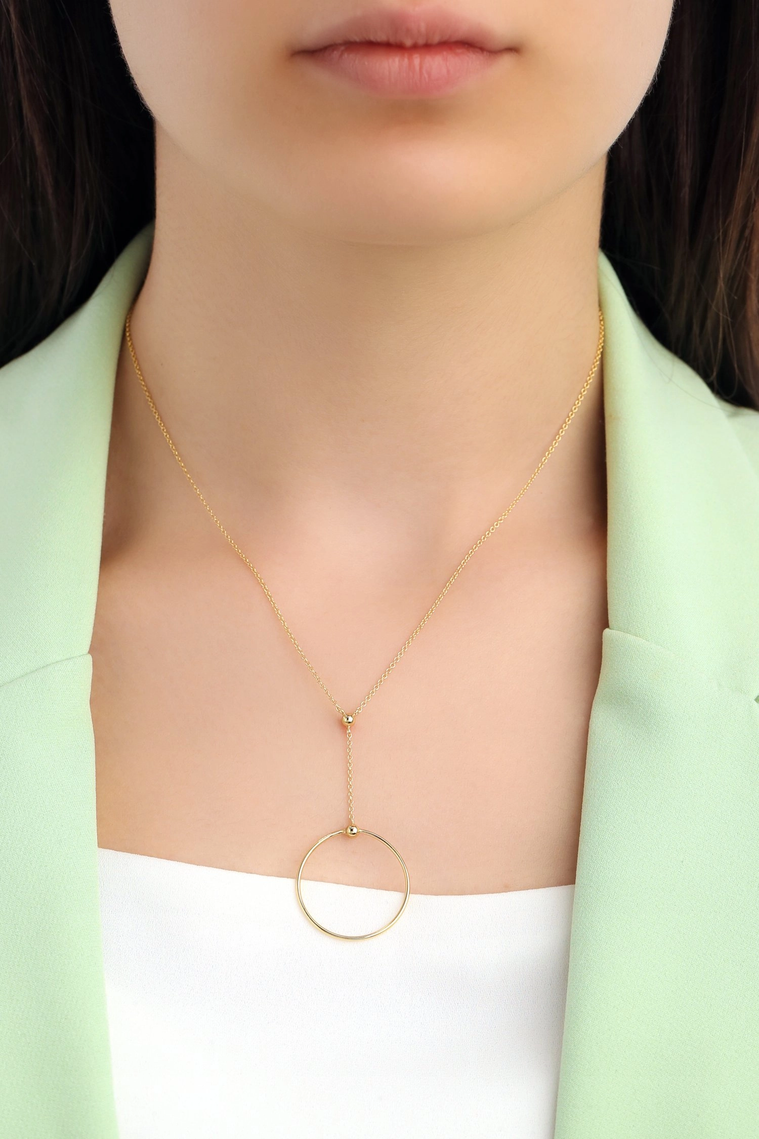 Ania Haie 14K Ոսկեպատ Արծաթյա Վզնոց/ N001-02G